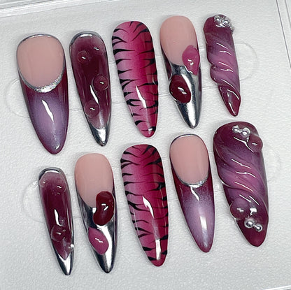 BURGUNDY LIPSTICK