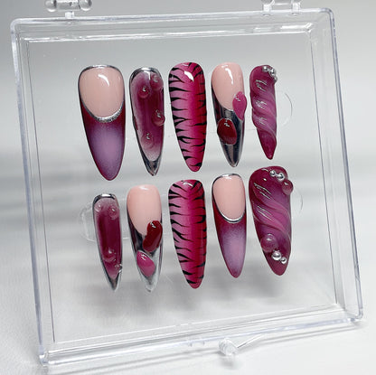 BURGUNDY LIPSTICK