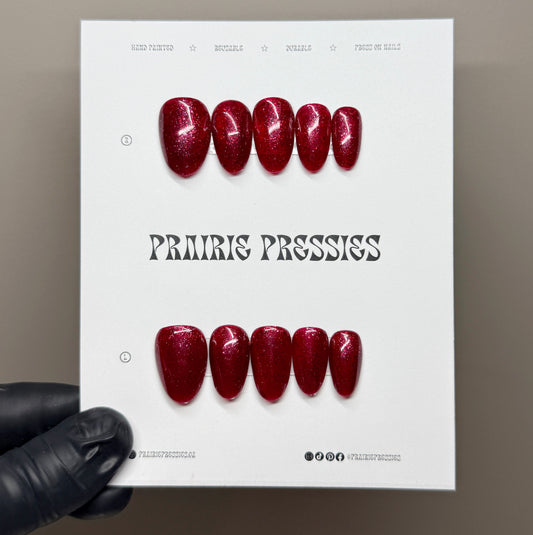 (RTW) RED GLITTER (L)