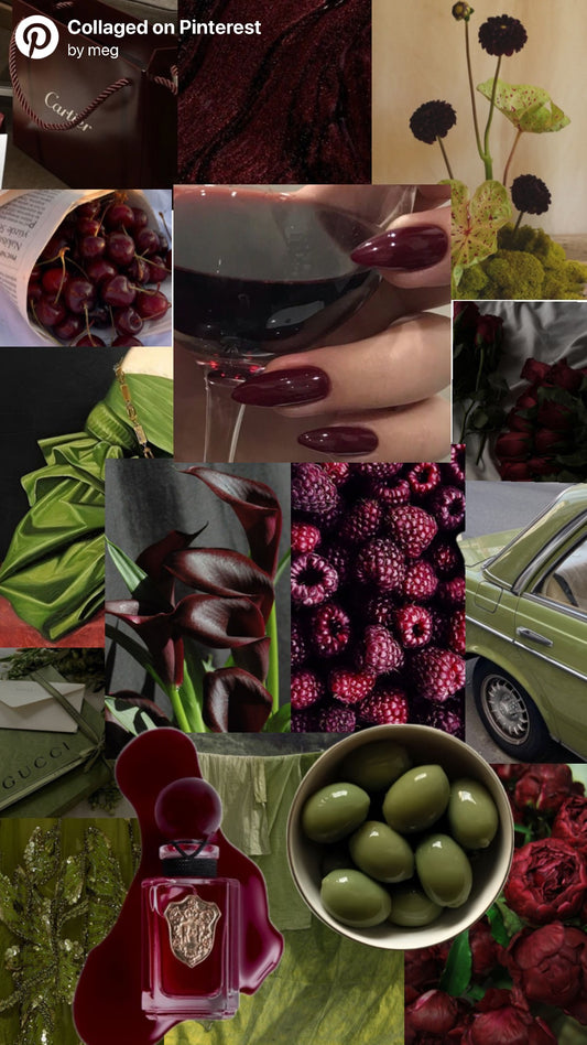OLIVE + WINE [ABSTRACT]