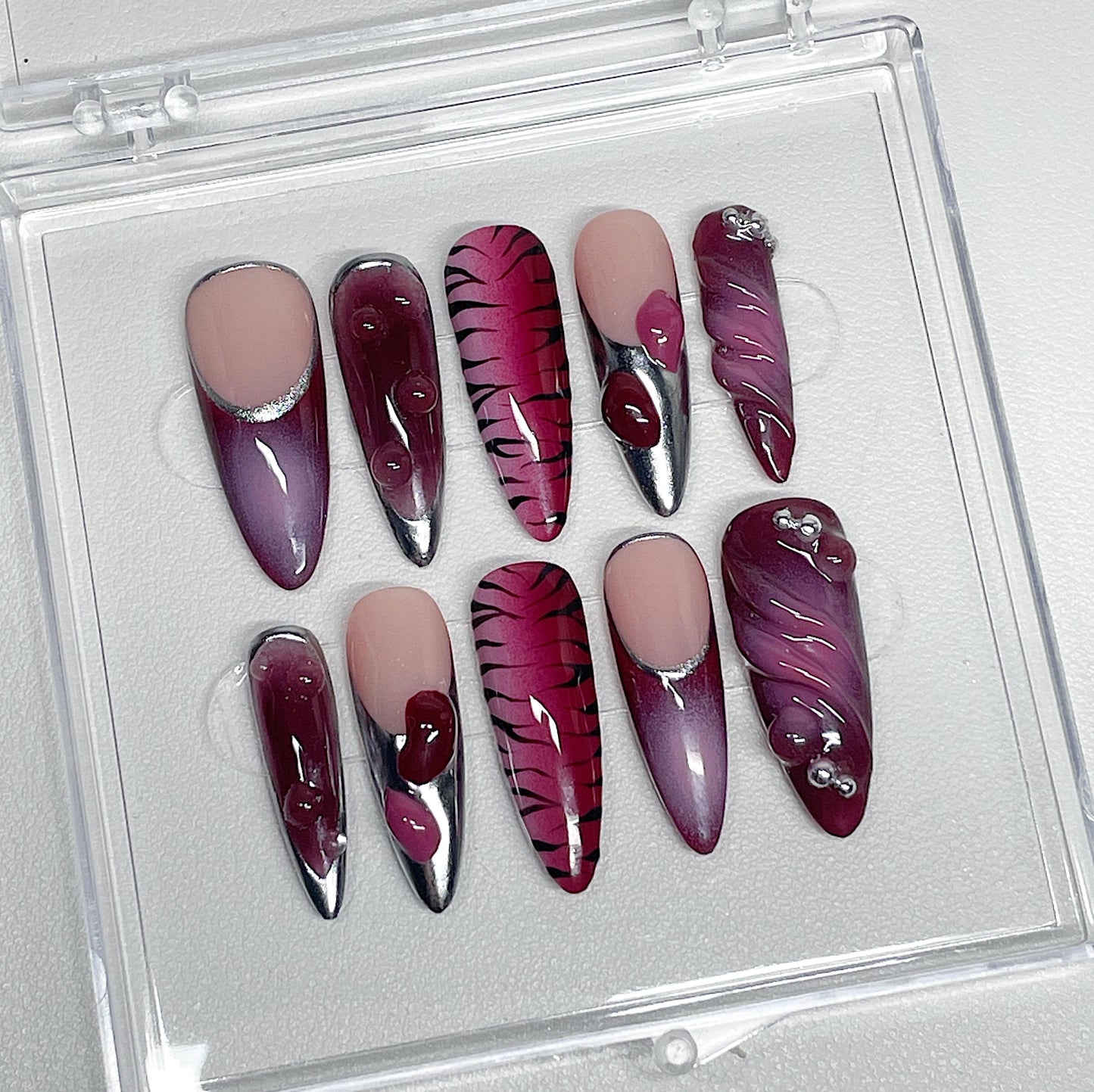 BURGUNDY LIPSTICK