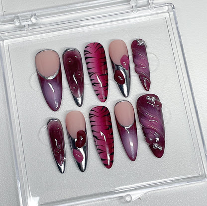 BURGUNDY LIPSTICK