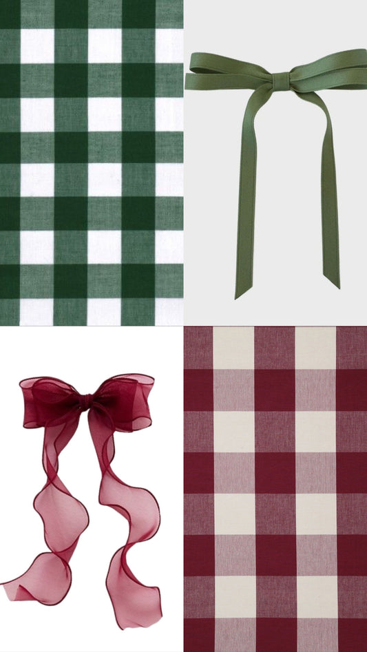 CHRISTMAS PLAID BOWS