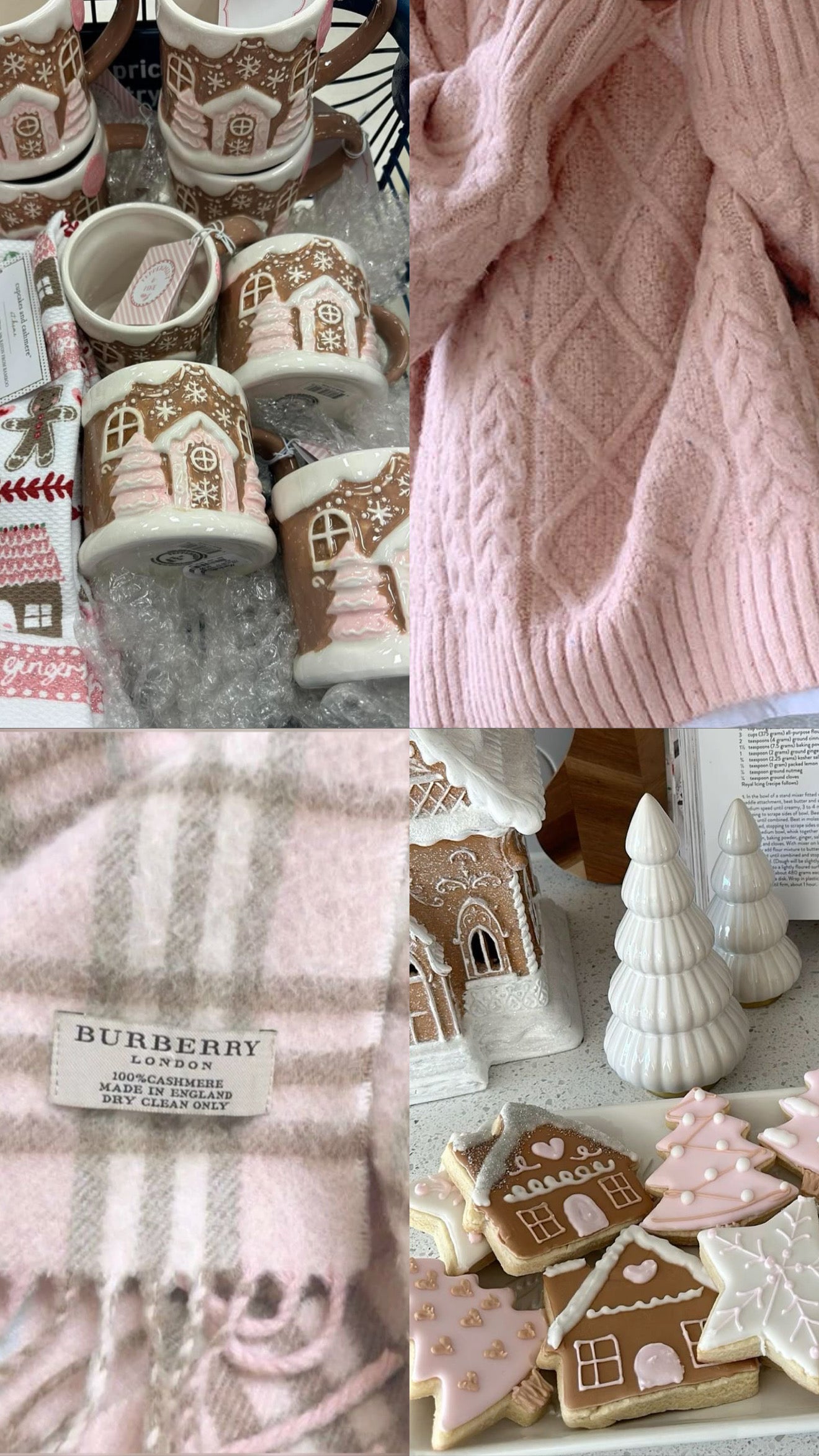 PINK GINGERBREAD HOUSE